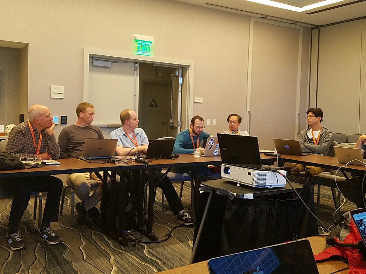 svgeesus's tweet photo. Web Audio WG meeting with Web Assembly WG at #W3CTPAC #webaudio #wasm #worklets https://t.co/D61DVCLiuF