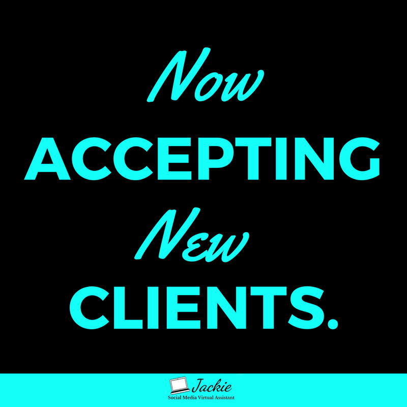 JackieSocialVA's tweet image. Not enough hours in the day to effectively work your social media channels? I have room for one more client!