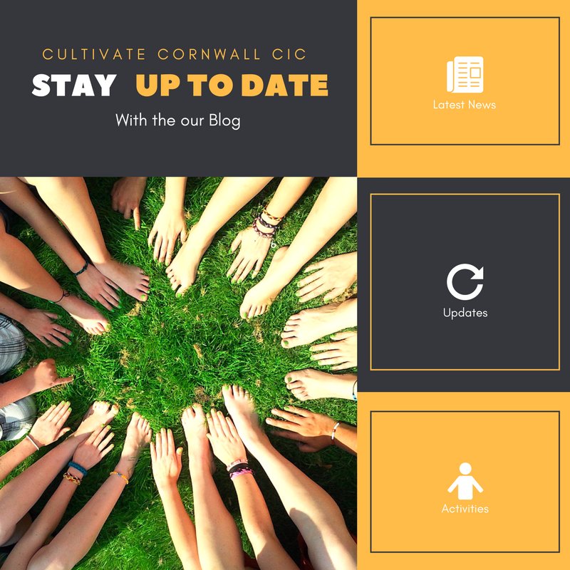 Make sure to check out our #blog so you can stay up to date on what we have been #doing and what we have #planned. cultivatecornwall.com/blog