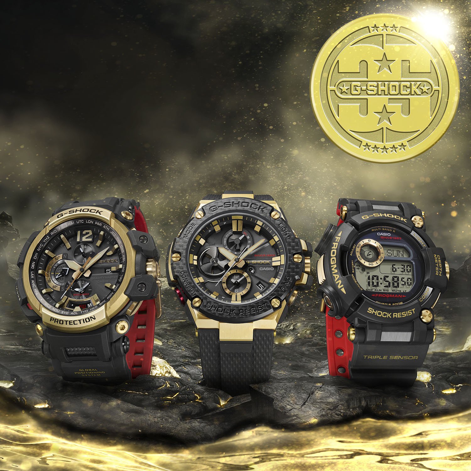 Gold tornado g shock discount