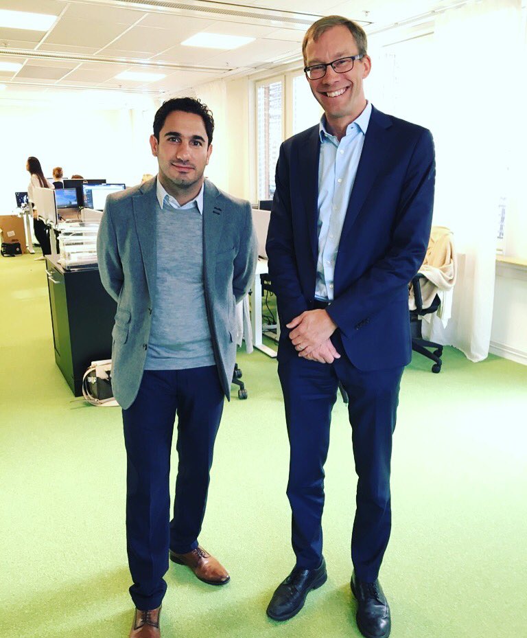 shekarabi's tweet photo. Besökte @KivraHq idag för ett samtal med @StefanKrook och medarbetare. Digitalisering är ett verktyg för att utveckla den svenska modellen! https://t.co/MYvYp8QEvB