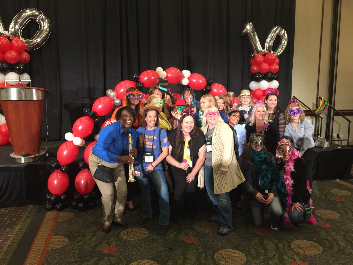 CitadelFleet's tweet photo. Citadel celebrating  in Kansas City with women in trucking. Congrats on your 10 year anniversary! https://t.co/kq1w2D9mq3