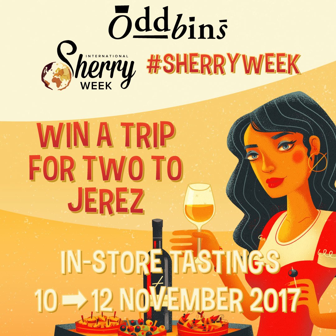 oddbins's tweet photo. Buy any #sherry from #oddbins this #SherryWeek and you can be in with a chance to #win a weekend away in Jerez. https://t.co/fImIfNin8G https://t.co/C1OXL4MVpR