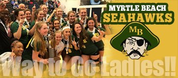 Congratulations to the Myrtle Beach High School Girls Varsity Volleyball team who won the Class 4A State Championship this past Saturday!