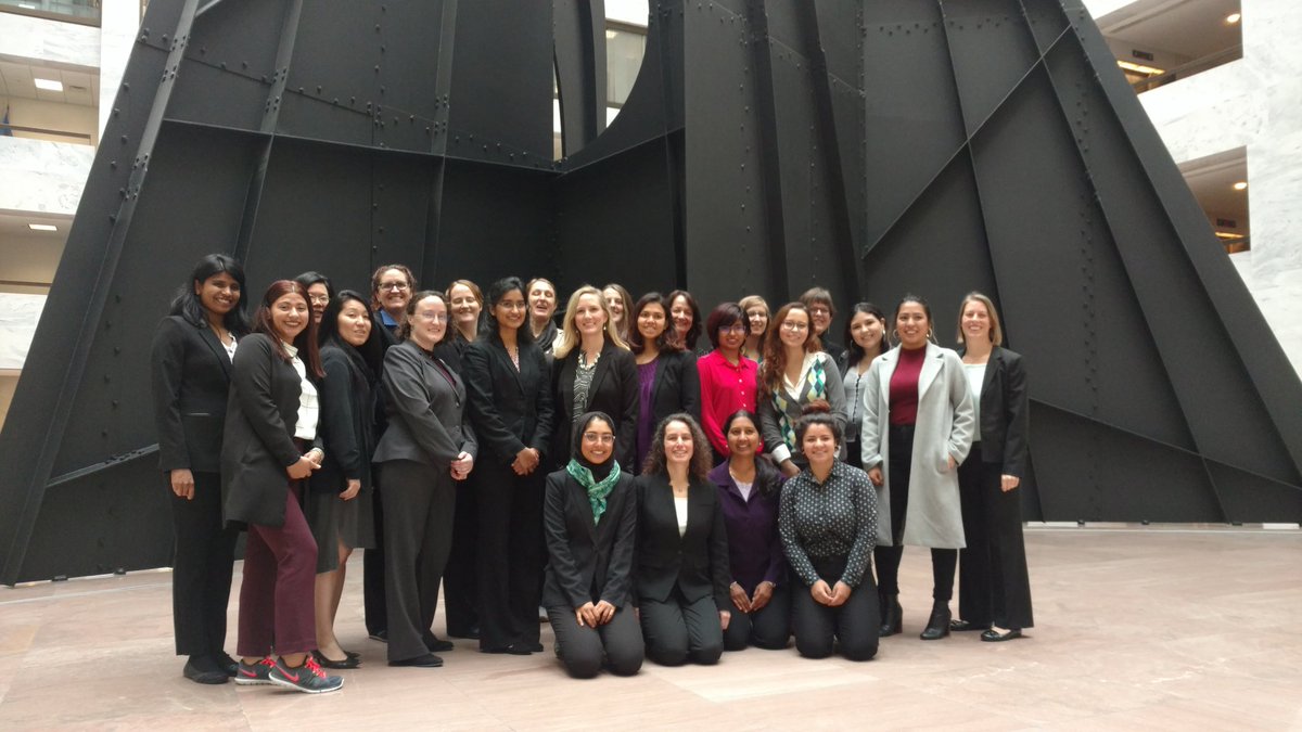 SpaceGeekGreg's tweet photo. Some of our team on Capitol Hill promoting women in mathematics! #AWMhillday @AWMmath https://t.co/VLfZrNncMd