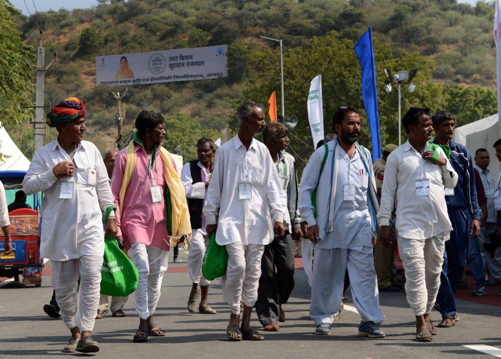 किसान #Rajasthan के विकास में साझेदार हैं और उनकी खुशहाली ही हमारा लक्ष्य है। #GRAMUdaipur <a href="/GramRajasthan/">GRAM</a> #RisingRajasthan