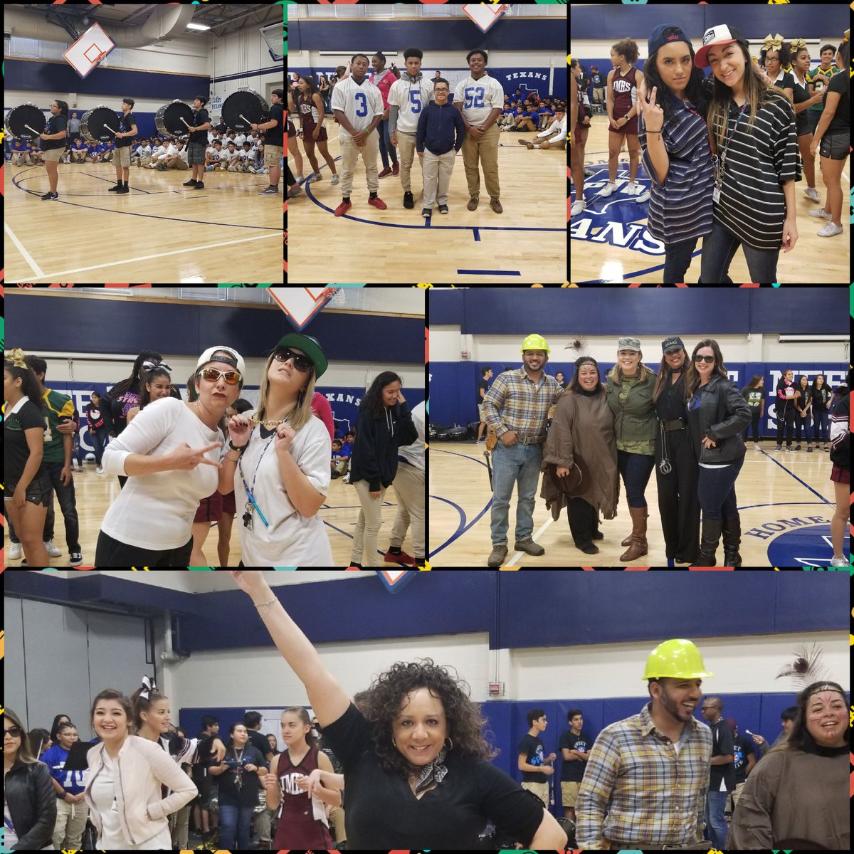 NISDPatNeff's tweet photo. Pep Rally was a success!
Thanks to @kneckert23,  @TheMrsButtler, @HolmesBCNews, @NISDMarshall for your support! https://t.co/a0oghkysmV