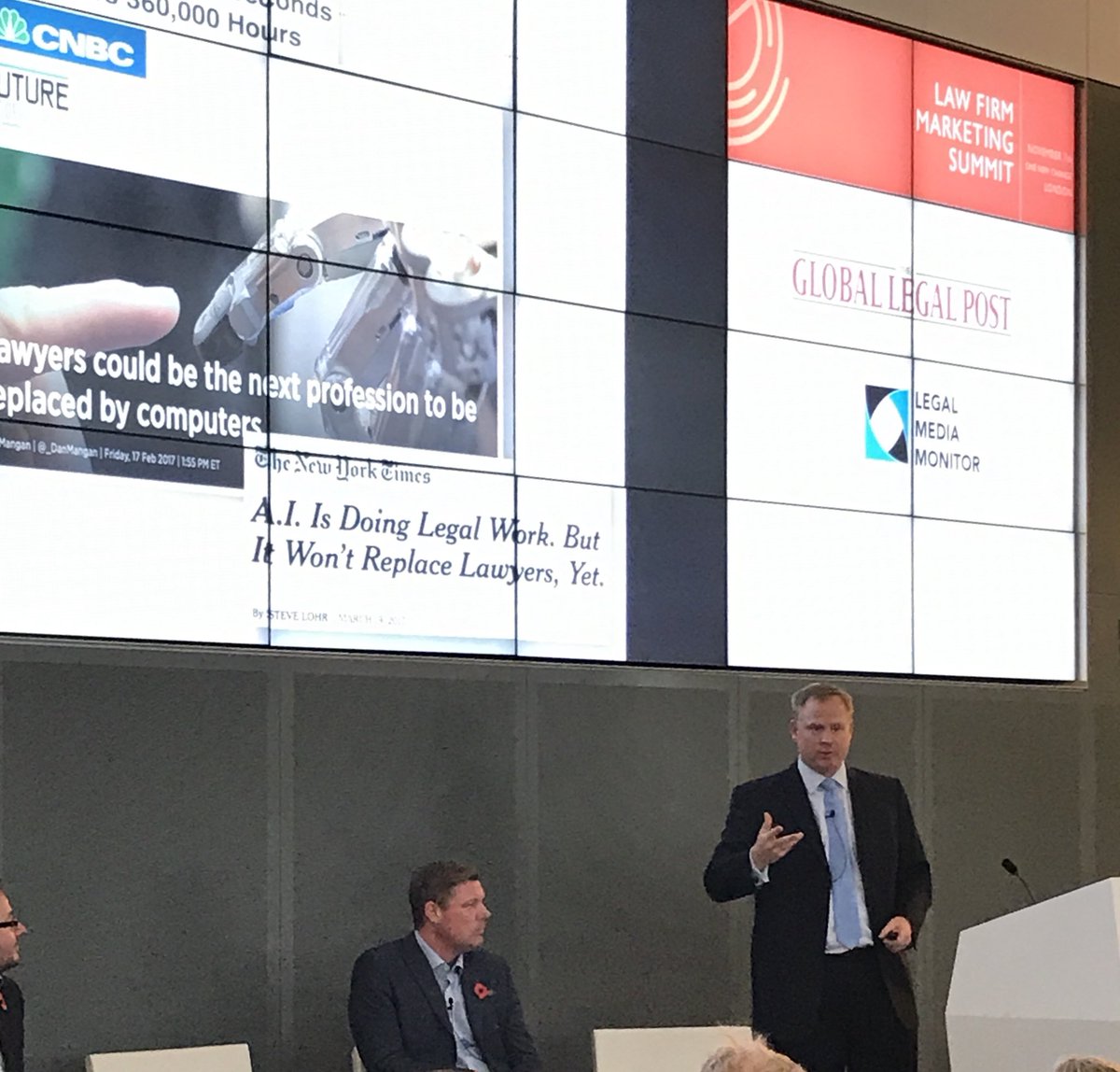 edfitzg's tweet photo. .@Baker_Donelson’s @aseves talking AI @LFMSummit https://t.co/EOXEXtbbPE