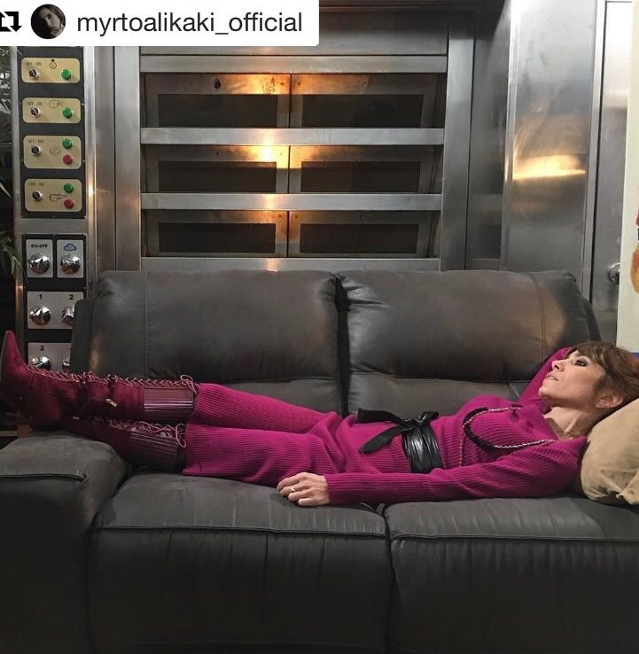 Axel_Accessorie's tweet photo. Myrto Alikaki looks ultra chic in this midi, ribbed dress paired with matching high heel boots! Shop now on sale! https://t.co/5JR8toarxK https://t.co/d8TkmxqBpn