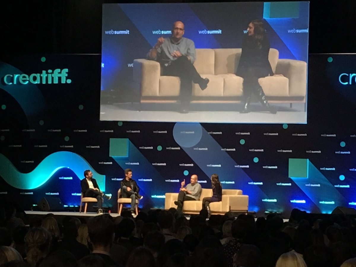 QA with <a href="/Google/">Google</a> <a href="/Adweek/">ADWEEK</a> Measuring eficiency, convenience, love and happiness in design. 
#websummitwt #design #ai