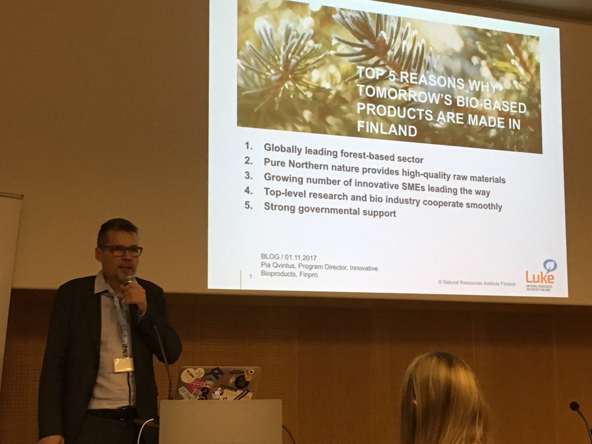 claesmikko's tweet photo. @PitchFinland started with a twist of #bioeconomy. "A sector with plenty of funding available, but too little startup activity." #NordicMade https://t.co/N0IspziI6Y