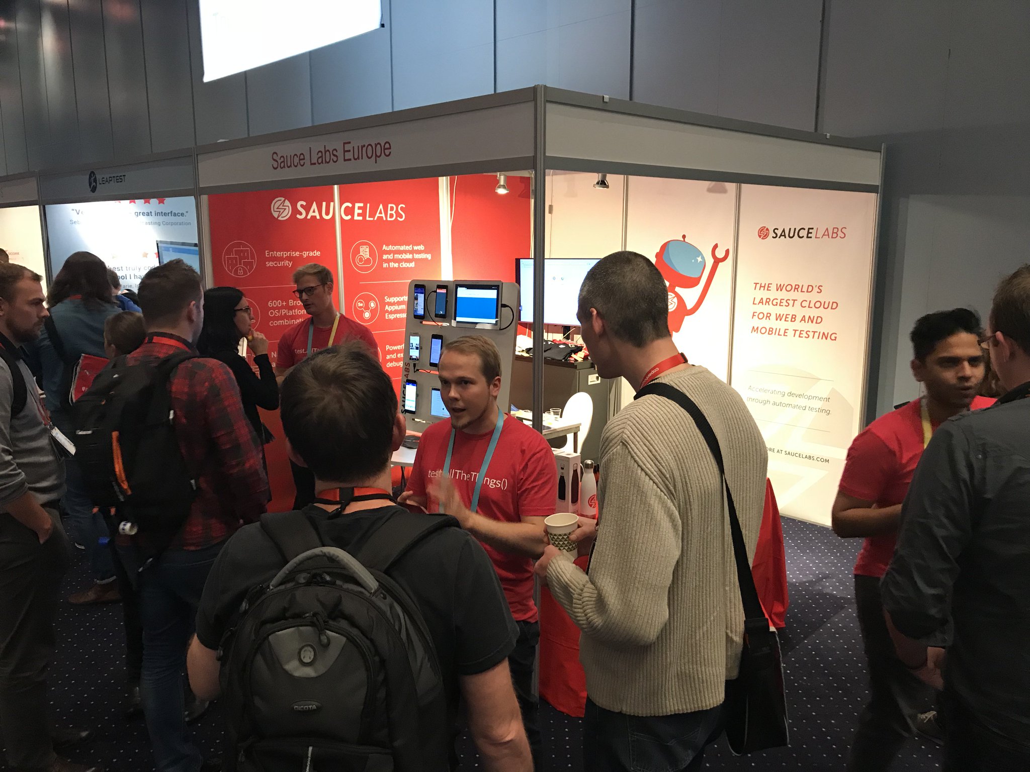 Sauce Labs on Twitter "Great first day for Saucelabs at EuroSTAR