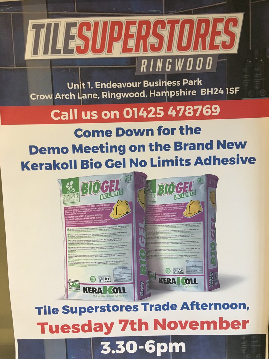 Chris_Kerakoll's tweet photo. @KerakollUK #BioGel #NoLimits #GelTechnology #minimeeting TODAY! Come and try the adhesive for yourself! #FeelTheDifference https://t.co/yKFLZPirNk