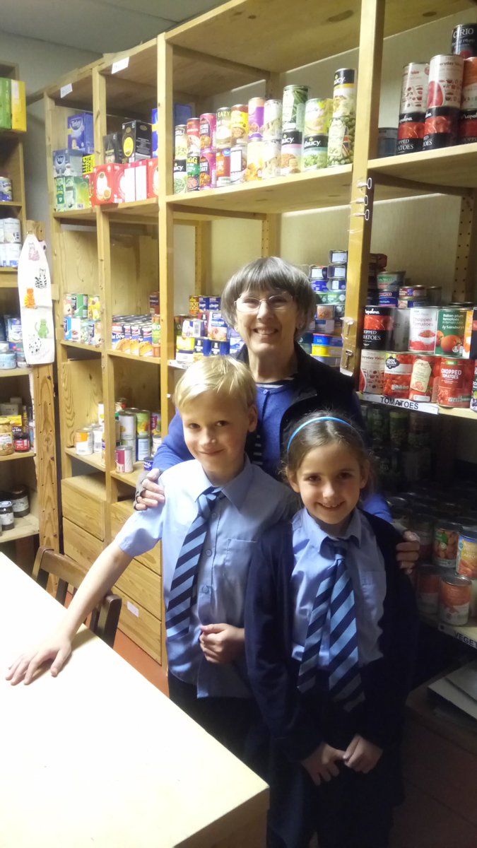 MiniVinnieStJos's tweet photo. Mini Vinnies sent two representatives to the Ravenhouse Trust Food Bank today with our harvest donations. Many thanks! @SVPEnglandWales https://t.co/zMUF3QYBbP