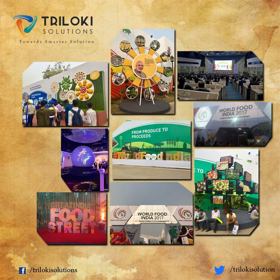 Trilokisolution's tweet photo. Biggest #Food extravaganza that has placed India on the #Global food map..Some Glimpses of Event...

#TrilokiSolutions #WorldFoodIndia https://t.co/XAbqkVsfUE