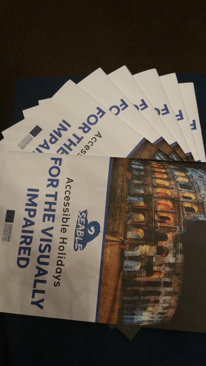 SeableHolidays's tweet photo. #seable catalogues at #SIGHTVILLAGE LONDON #accessibletravel https://t.co/OQBBTxNEYh