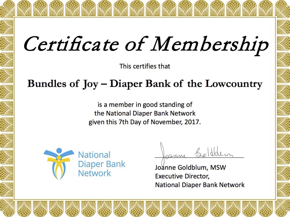BundlesofJoy8's tweet photo. Spread the news @BundlesofJoy8 is officially a member of the NDBN!!! @diapernetwork #diaperneed #lowcountry #stuffthediapergap #Charleston https://t.co/IpctrRnNHt