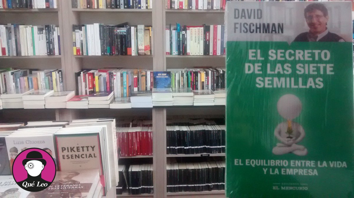 "El Secreto de las Siete Semillas" de David Fischman disponible en Qué Leo Chillán. 📚👌😉