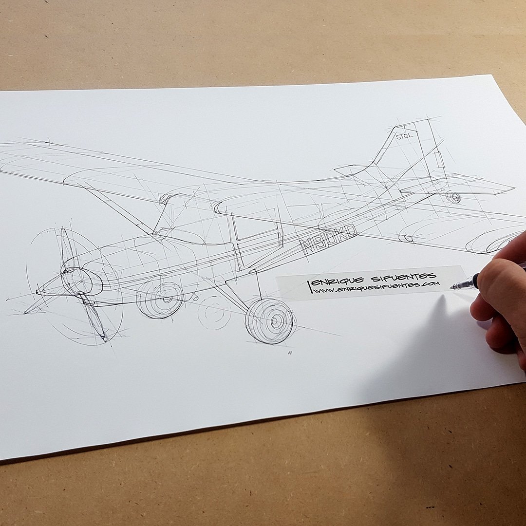 kikesif's tweet photo. Maule. #sketcheveryday #airplanesketch #maule #airplane @Mauleair #ballpointpen #mauleair https://t.co/Uu2PUWihQl