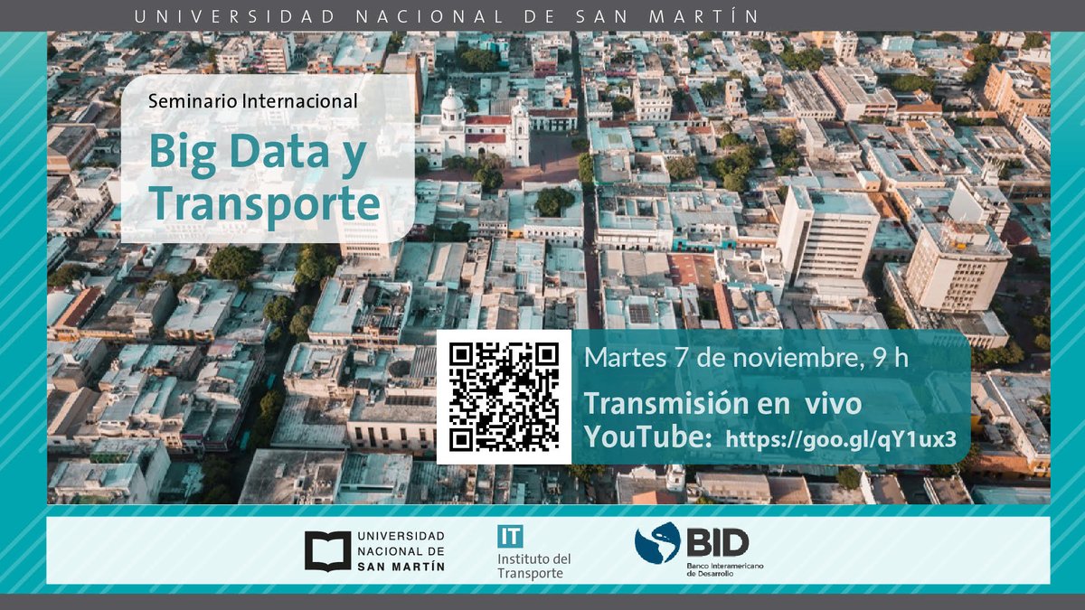 DCTIG_FACES's tweet photo. Seminario Internacional "Big Data y Transporte" aupisciado por @BIDtransporte en la Universidad Nacional de San Martín, #Argentina https://t.co/hyKwmqhzuv
