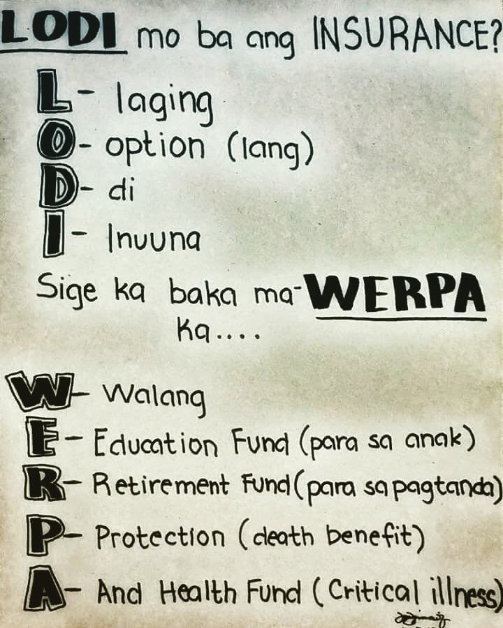 Ryan09021989's tweet photo. Dear All,

Pag laging LODI malamang ma-WERPA ka.

Your Financial Advisor
Ryan Mon Coderes
PRULIFE UK

#RyanfromthePru https://t.co/6JwID5W1Pc