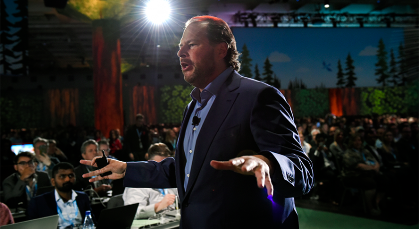 Adweek's tweet photo. Will intelligent tech drive a fourth industrial revolution? Salesforce’s CEO explains what’s coming: https://t.co/MI4f819Dkd https://t.co/Fg53bmvn29
