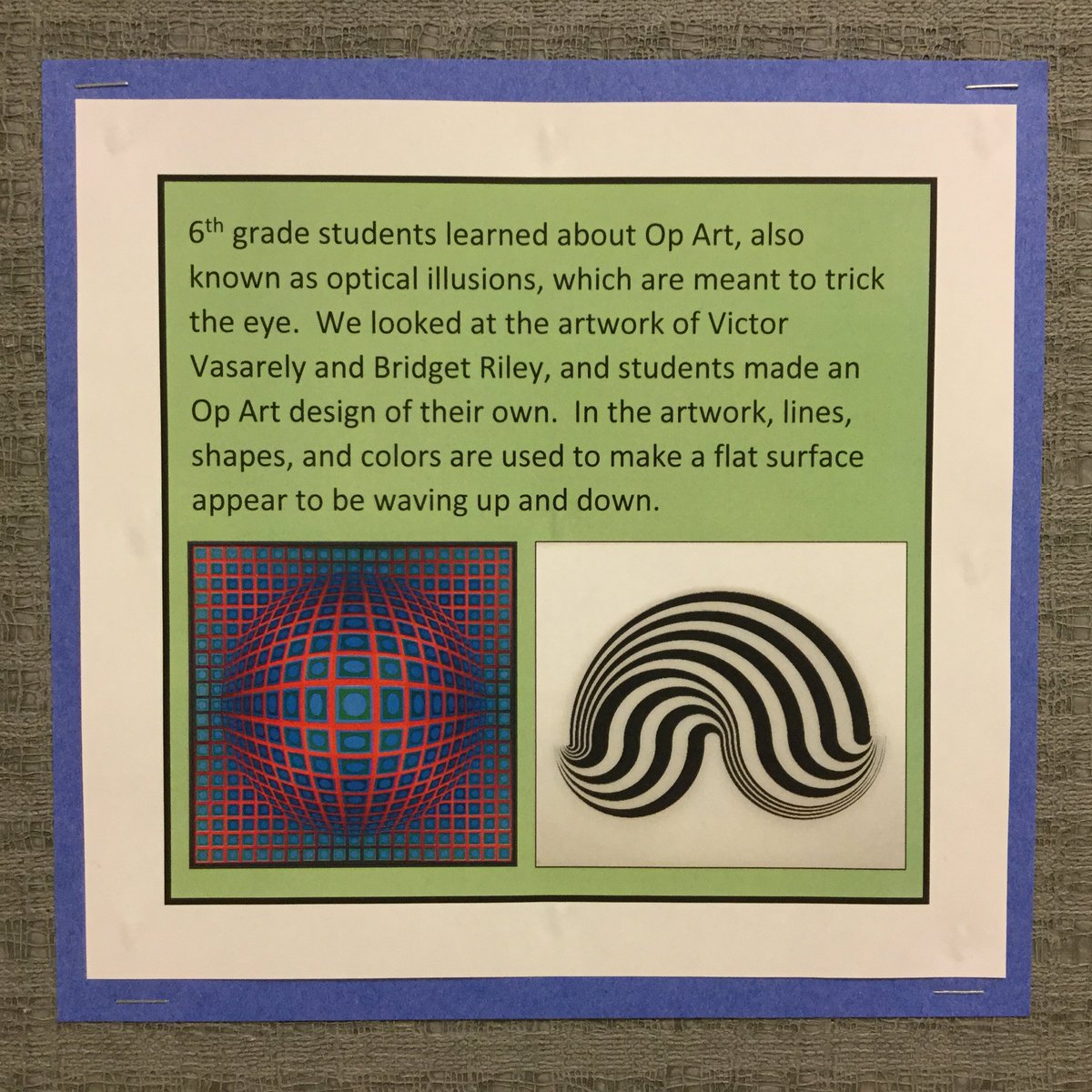 CBmwestART's tweet photo. Our students at @CBKutzElem make our hallways beautiful!! @CBSDart #CBSDart #arteducation https://t.co/P96YXMiHUM