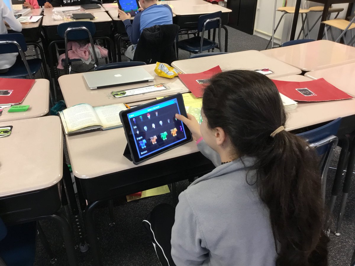 Welsh_Liberty's tweet photo. We’re taking a scene from one of our favorite books and turning it into a video game level! #osd135 @Liberty_D135 https://t.co/FeDcAubI1z