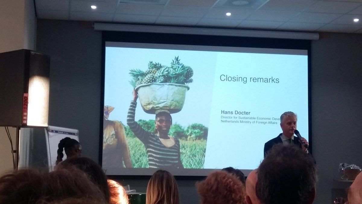 PascalMurasira's tweet photo. Promoting #sustainable #Agribusiness practices is a top priority for @DutchMFA according to @hansdocter #2SCALE2017 https://t.co/vHWMXwmhP5