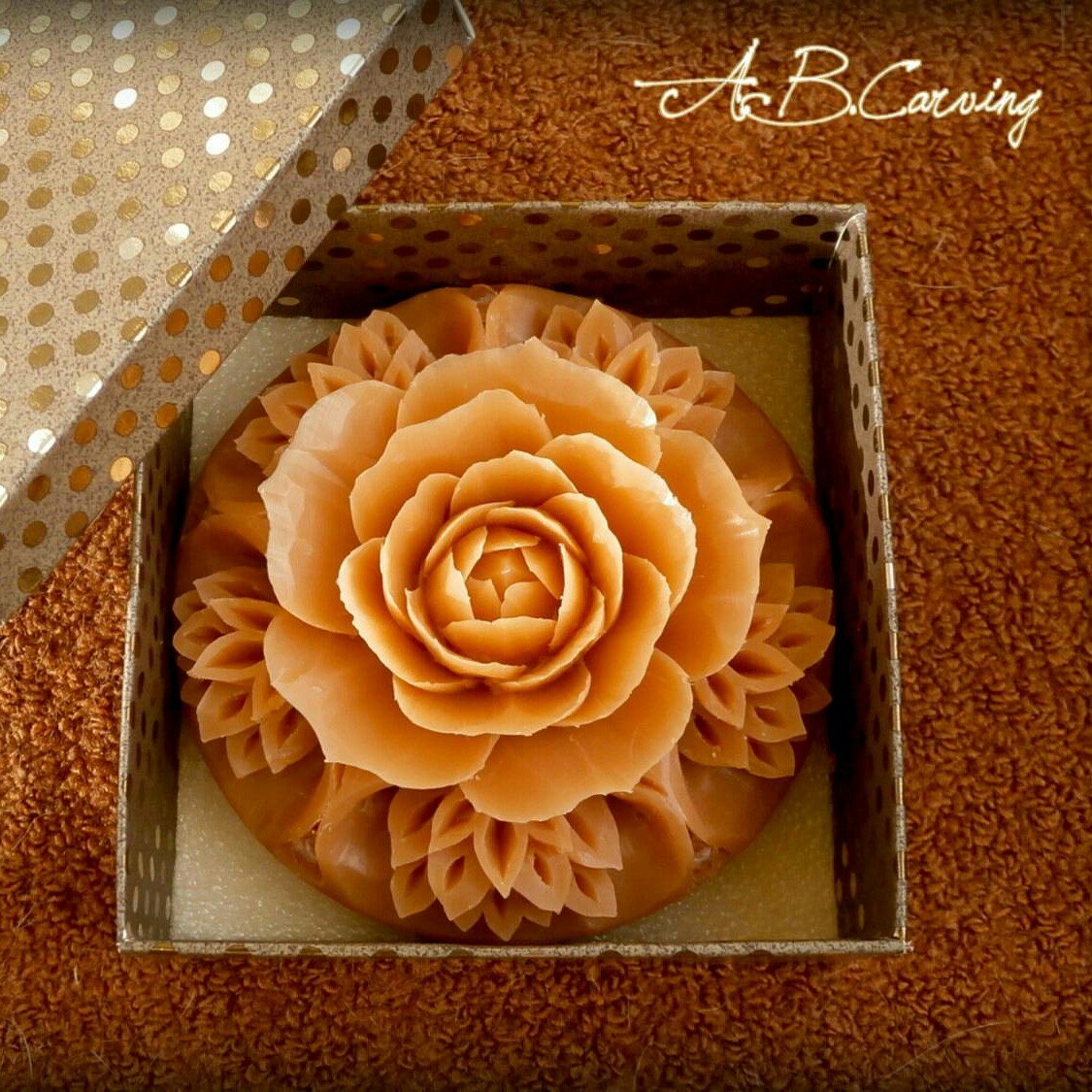 #bridalshower  #soap #flower  #carving  #glycerinsoap, citrus cinnamon#weddings #weddingsoaprose #citruscinnamonsoap etsy.me/2j7L4mT