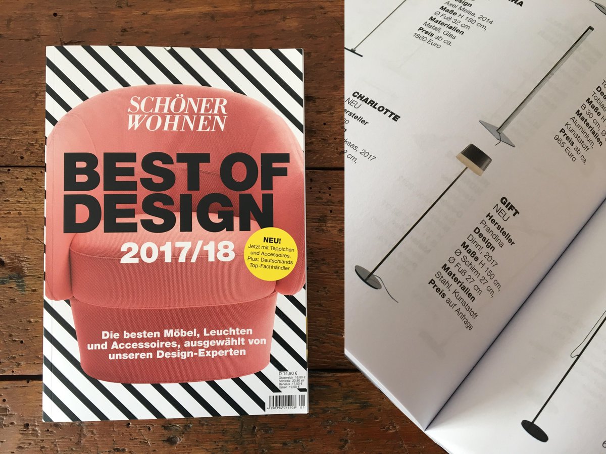 DINNDESIGN's tweet photo. @prandinaitaly GIFT designed by DINN! has been selected as one of the best lighting products of the year by @sw_de https://t.co/HEZN6q95vq https://t.co/XA758I9J2l