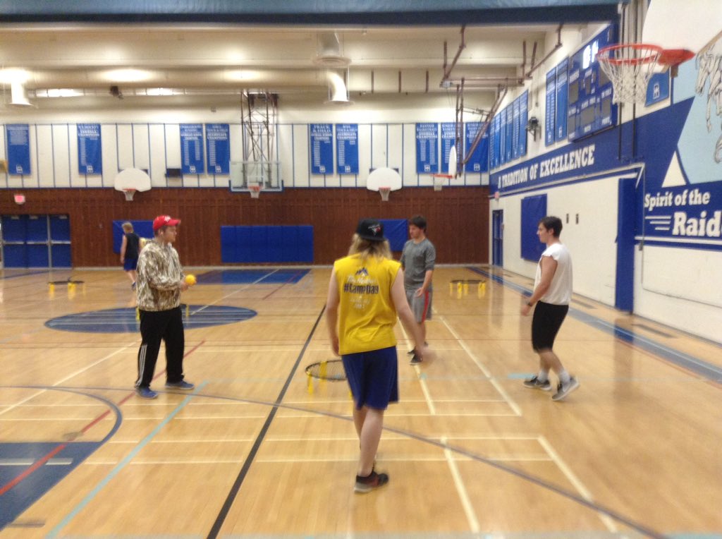Trying out our new <a href="/Spikeball/">Spikeball™ Inc</a> gear. Thanks @OFSAA #tryday #GetActive