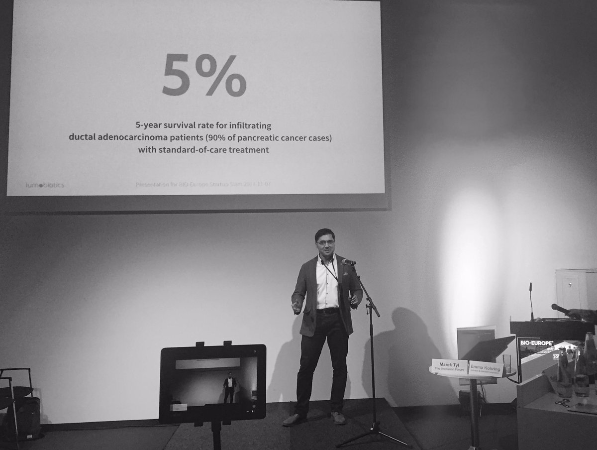 MEDiSTRAVA_'s tweet photo. German biotech Lumobiotics fundraising to bring their therapy targeting pancreatic #cancer to the clinic #StartupSlam #BIOEUROPE https://t.co/FhjviBSy1t