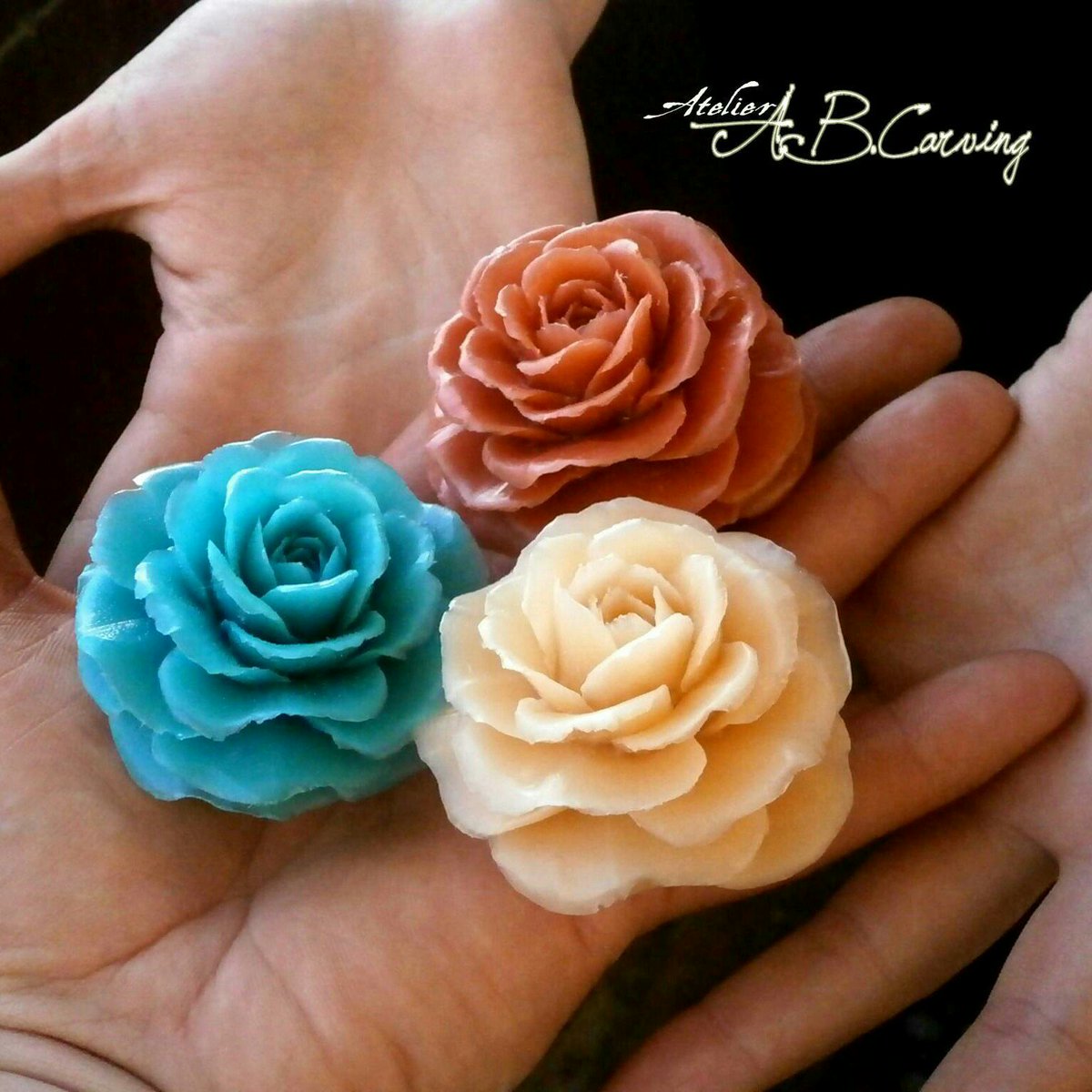 #etsy #strawberry #soapflower #vanilla #wedding #carving  #vanillasoapflower #customcolorsoaps  etsy.me/2yDKBzC