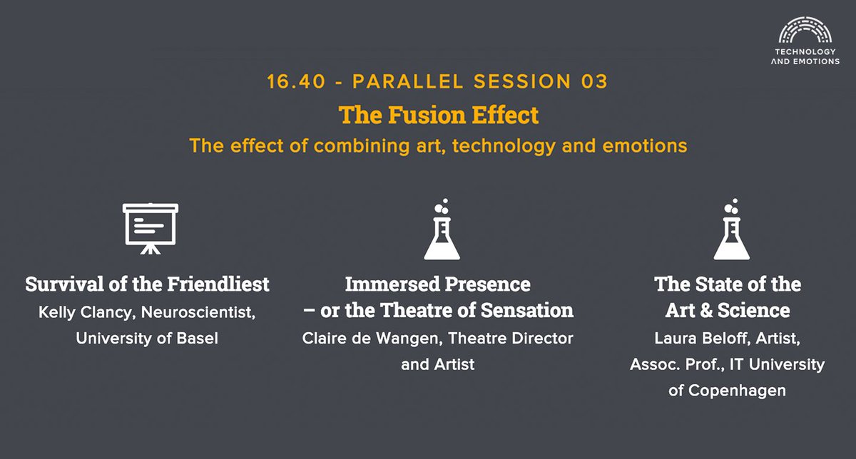 TechEmLive's tweet photo. The third parallel session, The Fusion Effect: The effect of combining art, technology and emotions will begin shortly! #telive2017 https://t.co/x6lnWIqMMw