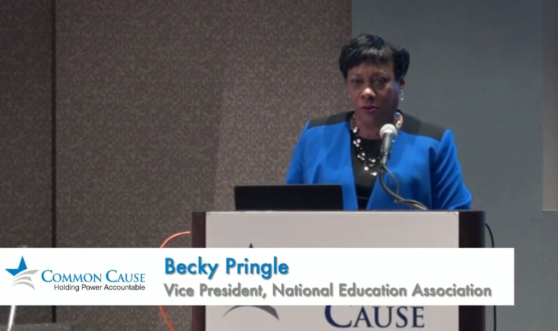 CommonCause's tweet photo. "We expect you'll leave this gathering ready to ramp up the work you're doing" - @BeckyPringle at #Blueprint2017

https://t.co/5T4NuMKFye https://t.co/DekxATlu6S