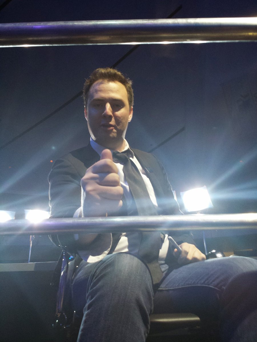 promdates's tweet image. Picture I took of @day9tv at #blizzcon2014. Just popped up in the &quot;remember this day&quot;. So presidential!