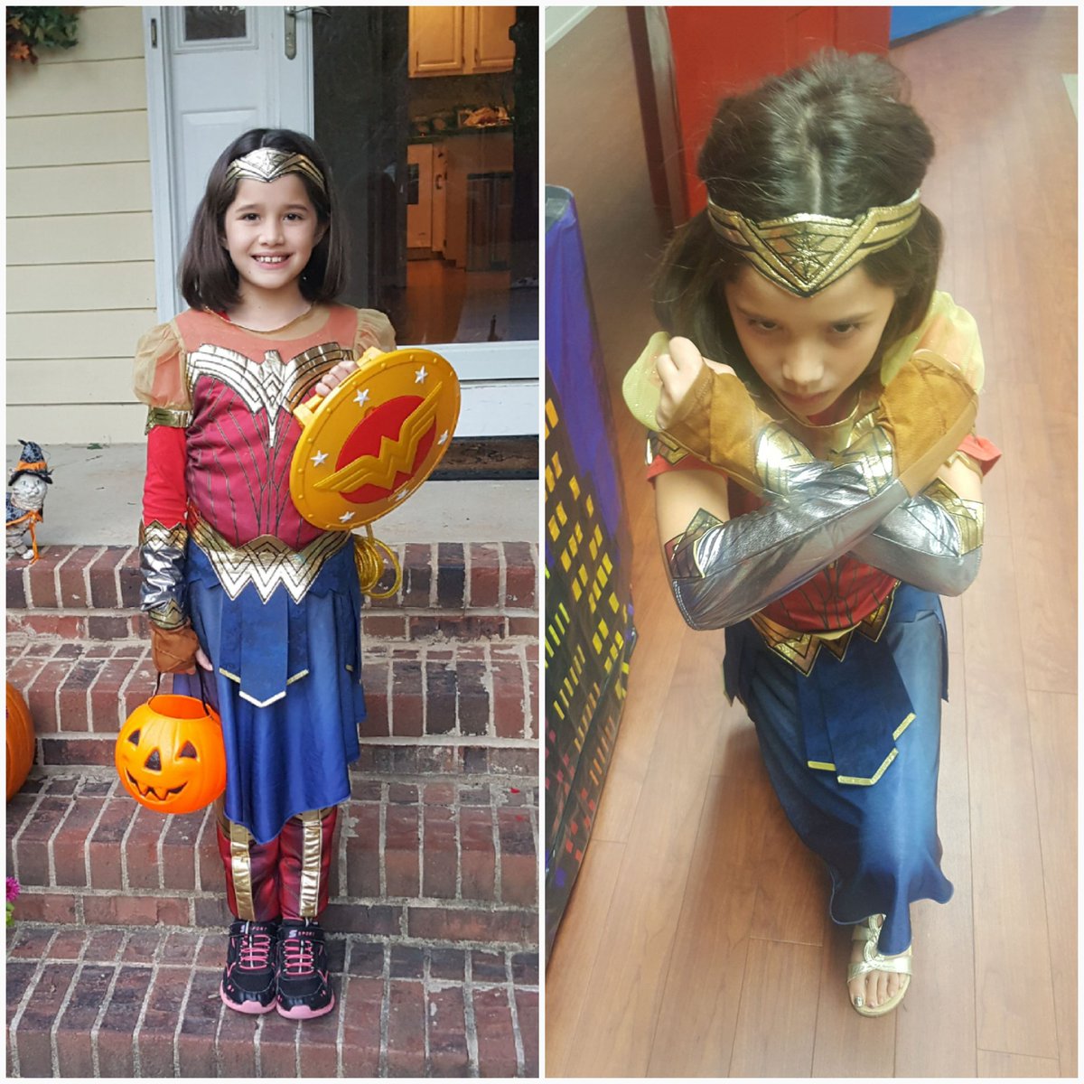 ShannonDCruz's tweet photo. @GalGadot this 8 yr old is one of your biggest fans. Thanks for giving #Girlpower a new face. We love #WonderWoman. Can't wait 4 Justice L. https://t.co/FtKPv3LSoc