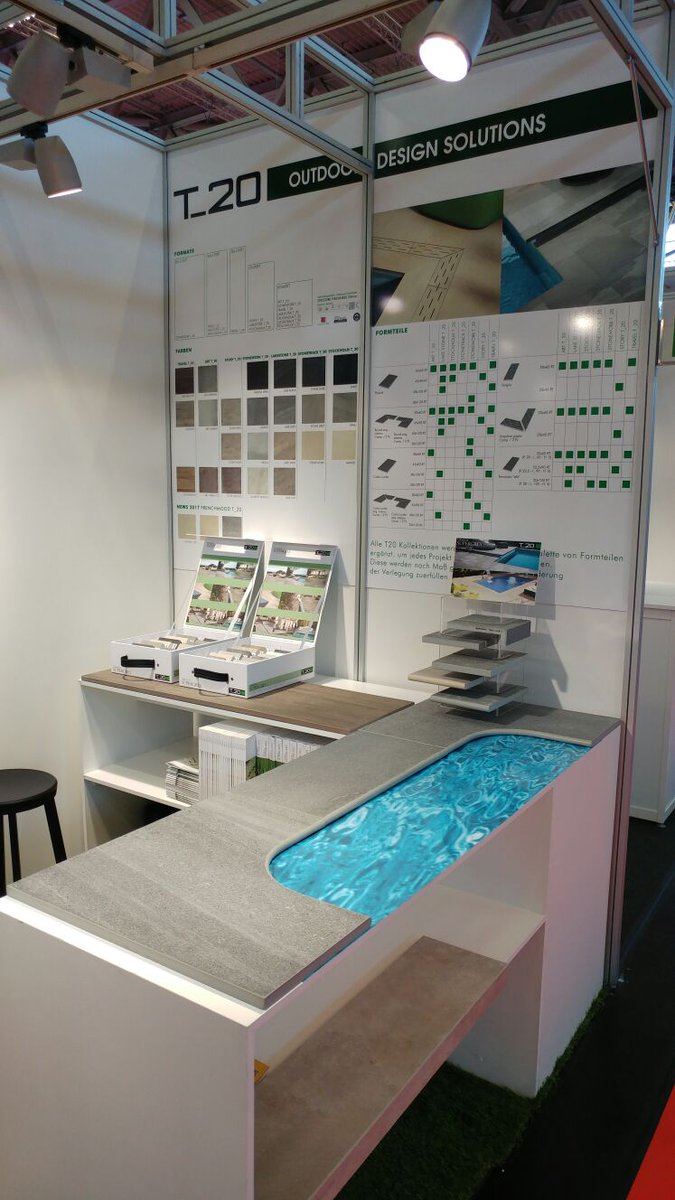 supergres's tweet photo. #Außenböden mit Spezialteilen für #Schwimmbäder . #T_20 by #supergres. wir sind am Hall 6.1 stand F071 #aquanale #aquanale2017 #fliesen https://t.co/ZHR3VANKNm