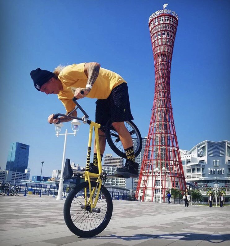 Congratulations Dub in Kobe this weekend. Top spot 👌🏼 #bmxflatland