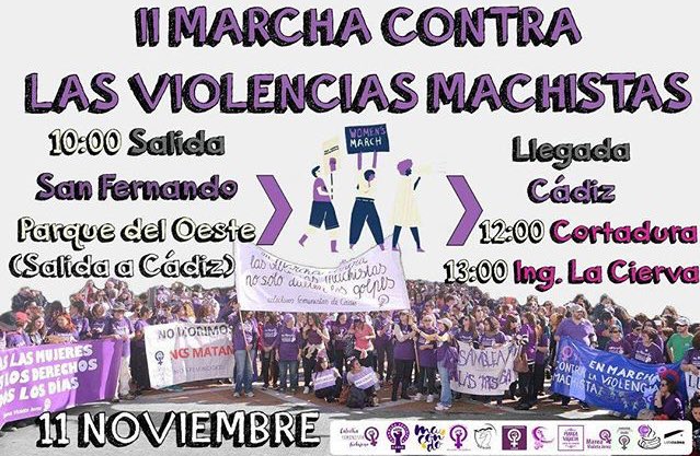 MareaJovenSF's tweet photo. Este sábado os esperamos a las 10:00 en el Parque del Oeste para participar en la  II marcha contra las violencias machistas. #NiUnaMenos ♀ https://t.co/RKZt4tHGC4