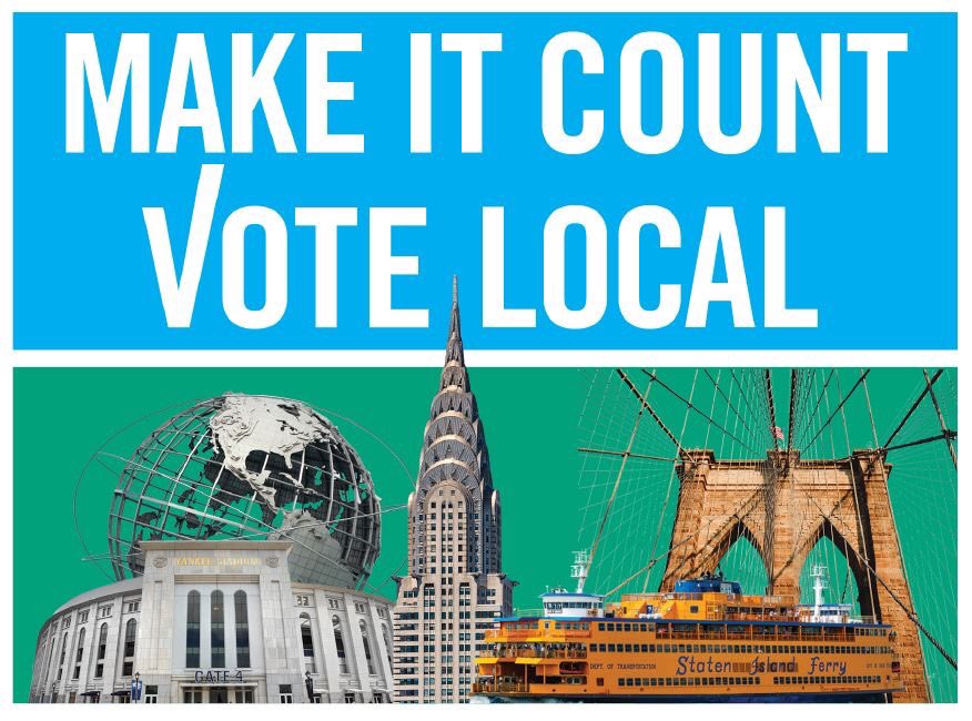 CUNY's tweet photo. Today is #ElectionDay. Make your voice count! @CUNYVotes #NYCVotes https://t.co/l50EGbeiOX https://t.co/pWxFAq3OnW