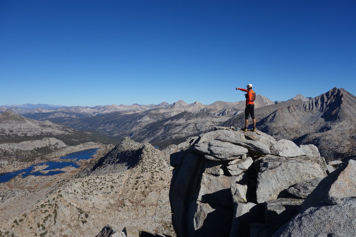 Sportiva's tweet photo. La Sportiva Mountain Running athlete @pantilat taking in the views of the Sierras. https://t.co/23H5cCwTAb