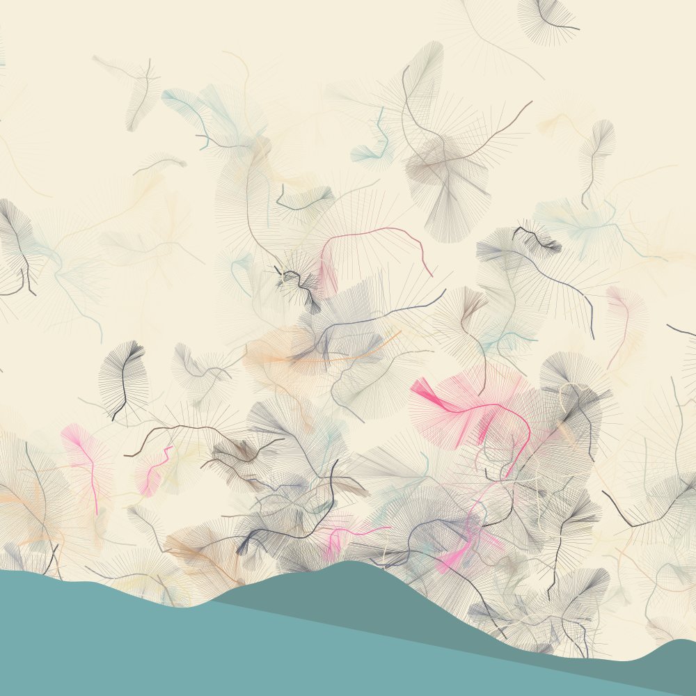 DianaOnTheRoad's tweet image. #codevember 2017 number 7 "Pillow" #ProcessingOrg #Processing #Generative