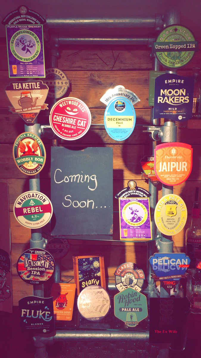 Here are a ‘few’ of the ales we have on at the moment and a look at what’s to come 🍺👀 #TheTaps #RealAle #Lytham