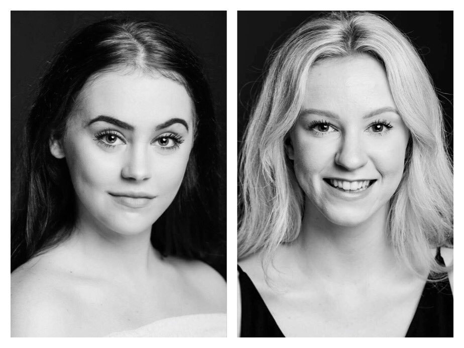 uoc_christmas's tweet photo. Here are Stephanie Baron and Olivia Blackwell playing the ostentatious Rita and Rhoda https://t.co/UdsGWo2daQ