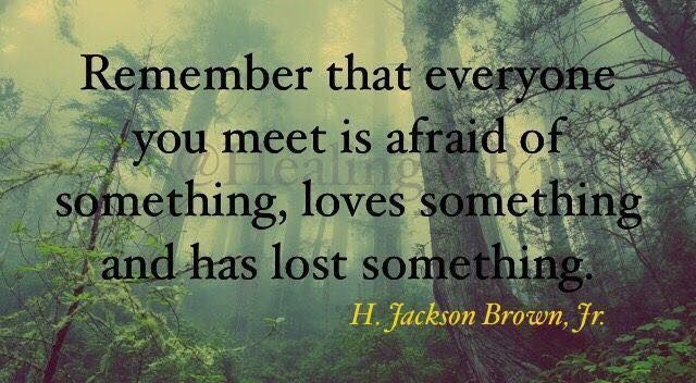 iamSOBC's tweet photo. Remember that everyone you meet is afraid of something, loves something and has lost something.

#BespokeCosmetics
#love https://t.co/fWx4NB0Wzl