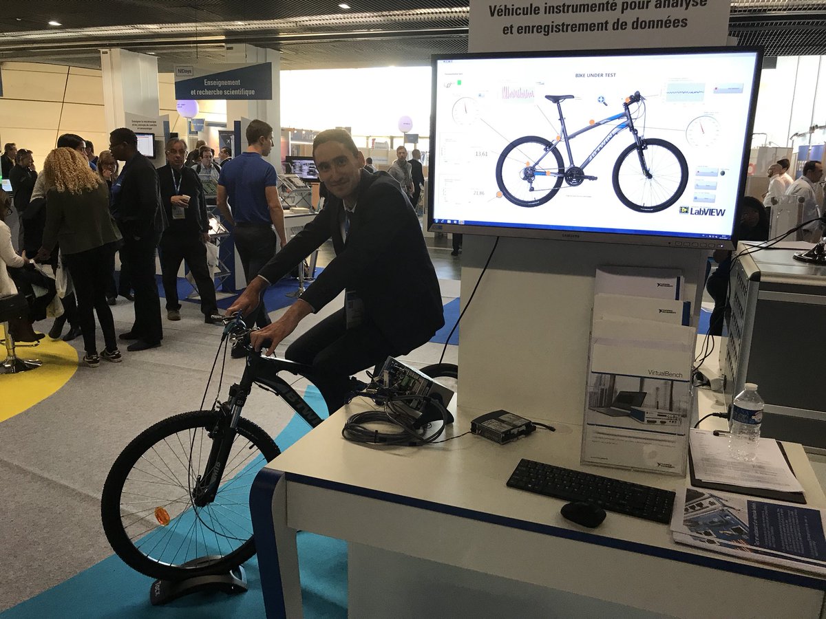 ApsideTech's tweet photo. @Romain_apside se prépare pour le Tour de France ! 💪 🚴 #vehiculeinstrumenté #NIDays | @ApsideGroupe https://t.co/mg0A7MnBao