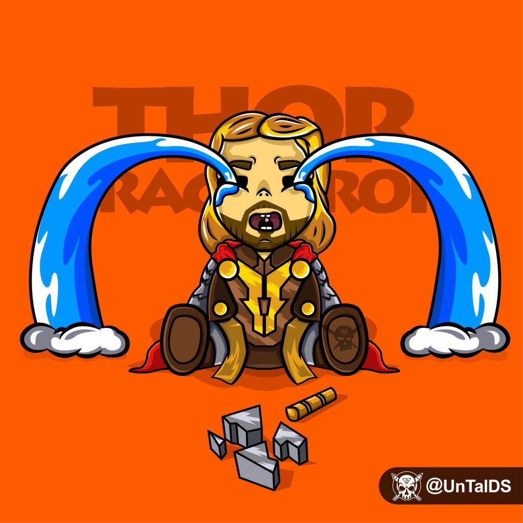 UnTalDS's tweet image. Ilustración terminada #fanart #thorragnarok 🔥🔥🔥