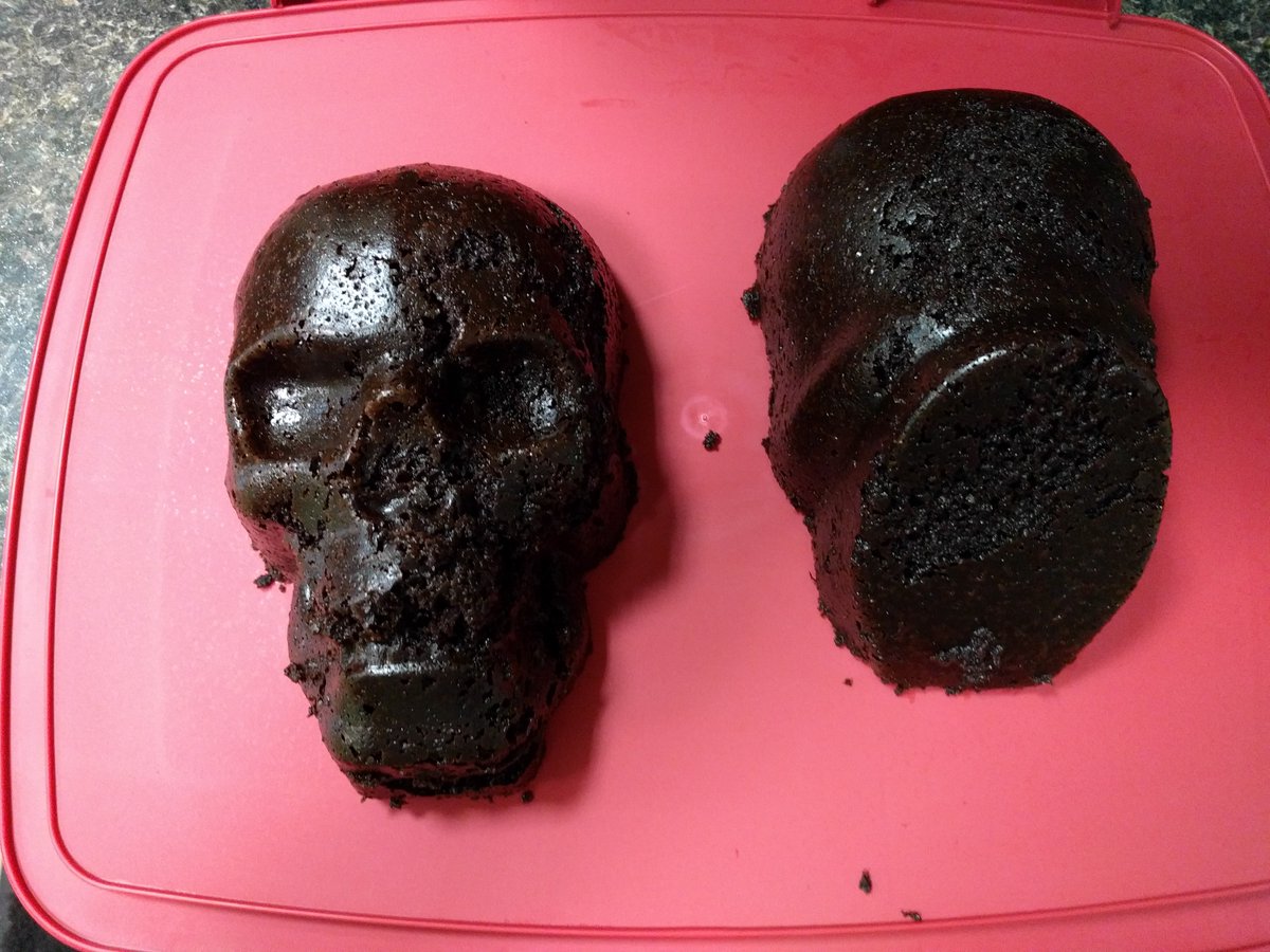 coworkbuffalo's tweet photo. Shout out to @kimberstreams for bringing in this 💀 cake on this lovely Tuesday morning #breakfastisserved https://t.co/vL21H57phb